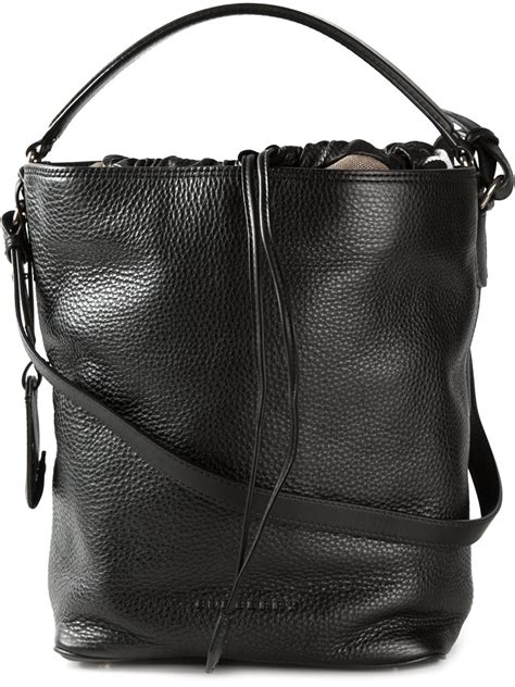 burberry bucket bag black|burberry reversible bucket bag.